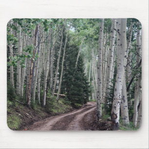 Alfombrilla De Ratón Camino a través del río Birch