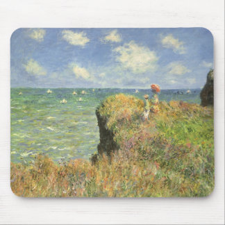 Alfombrilla De Ratón Camino de acantilado en Pourville por Claude Monet