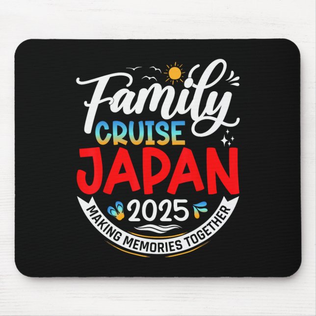 Alfombrilla De Ratón Camino familiar Japón 2025 Vacaciones familiares c (Frente)