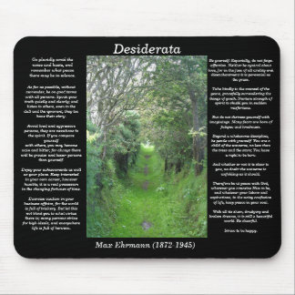 Alfombrilla De Ratón Camino Mousepad de la hierba de los DESIDERÁTUMS