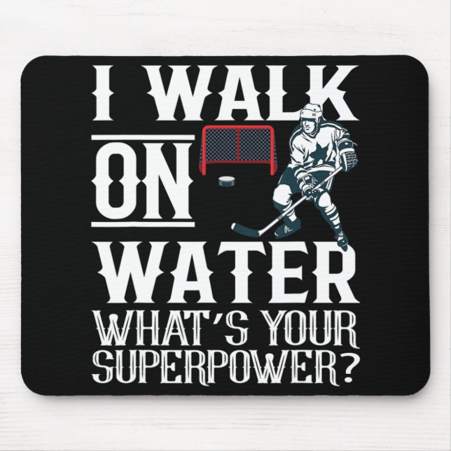 Alfombrilla De Ratón Camino por la Juventud Femenina Hockey sobre Hielo (Frente)