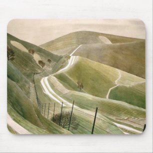 Alfombrilla De Ratón Caminos De Chalk Por Eric Ravilious