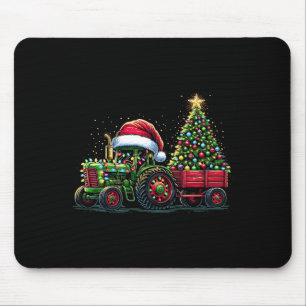 Alfombrilla De Ratón Camión de la granja de niños Navidades Tractor San