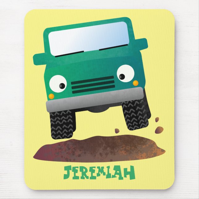 Alfombrilla De Ratón Camión de personalizado de vehículos 4X4 fuera de  (Frente)
