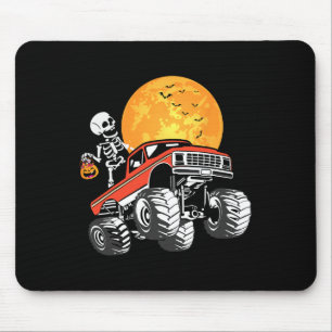 Alfombrilla De Ratón Camión monstruo Halloween Boys Truck Calabaza