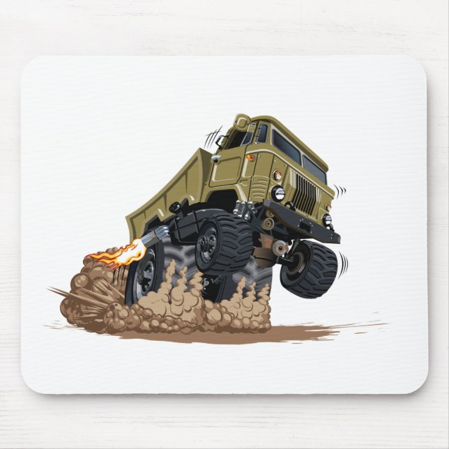 Alfombrilla De Ratón camión personalizado (Frente)