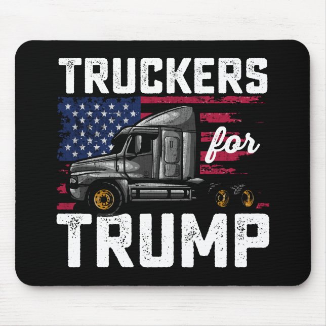 Alfombrilla De Ratón Camioneros para la cosecha de las elecciones presi (Frente)