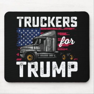 Alfombrilla De Ratón Camioneros Para Trump Elección Presidencial Vintag