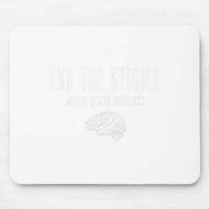 Alfombrilla De Ratón Camisa de Concienciación sobre la Salud Mental - E