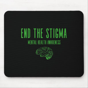 Alfombrilla De Ratón Camisa de Concienciación sobre la Salud Mental - E