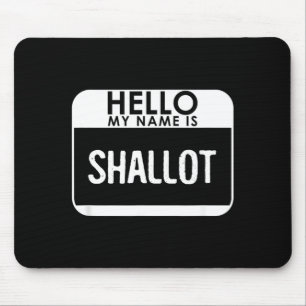 Alfombrilla De Ratón Camisa de disfraz de Shallot Divertida Ropa fácil 
