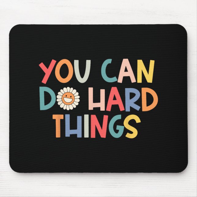 Alfombrilla De Ratón Camisa de profesor de día que puedes hacer cosas d (Frente)