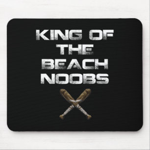 Alfombrilla De Ratón Camisa De Videojuego King Of The Beach Noobs