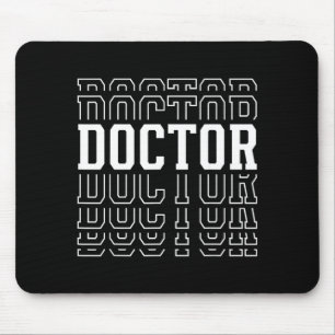Alfombrilla De Ratón Camisa Doctor Texto en Capas Médico