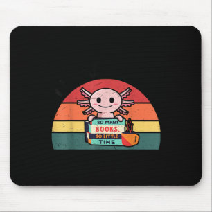Alfombrilla De Ratón Camisas Axolotl Leer libro Readsolotl Niños Gi
