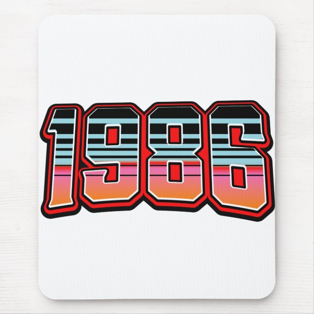Alfombrilla De Ratón Camiseta 1986 (Frente)