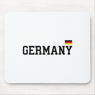 Alfombrilla De Ratón Camiseta Alemania Mujeres Hombres Niños Fútbol Fan