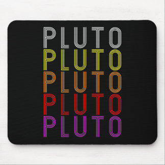 Alfombrilla De Ratón Camiseta Astronomía Retro Vintage Planeta Plutón