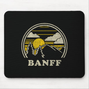 Alfombrilla De Ratón Camiseta Banff Alberta Canadá Vintage Senderismo M