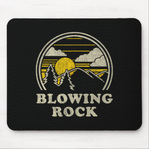 Alfombrilla De Ratón Camiseta Blowing Rock North Carolina Nc Vintage Hi