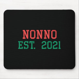 Alfombrilla De Ratón Camiseta bordada Nonno Est 2021 
