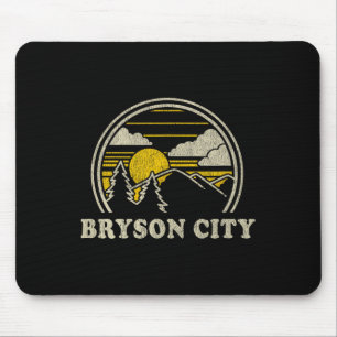 Alfombrilla De Ratón Camiseta Bryson City North Carolina Nc Vintage Hik