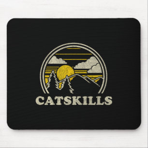 Alfombrilla De Ratón Camiseta Catskills Nueva York Ny Vintage Senderism