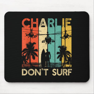 Alfombrilla De Ratón Camiseta Charlie Don't Surf Militar Guerra de Viet