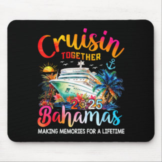 Alfombrilla De Ratón Camiseta Cruisin Together Bahamas 2025 Crucero Fam