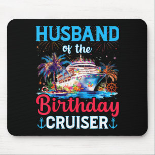 Alfombrilla De Ratón Camiseta Cumpleaños Marido Crucero Crucero Cumplea