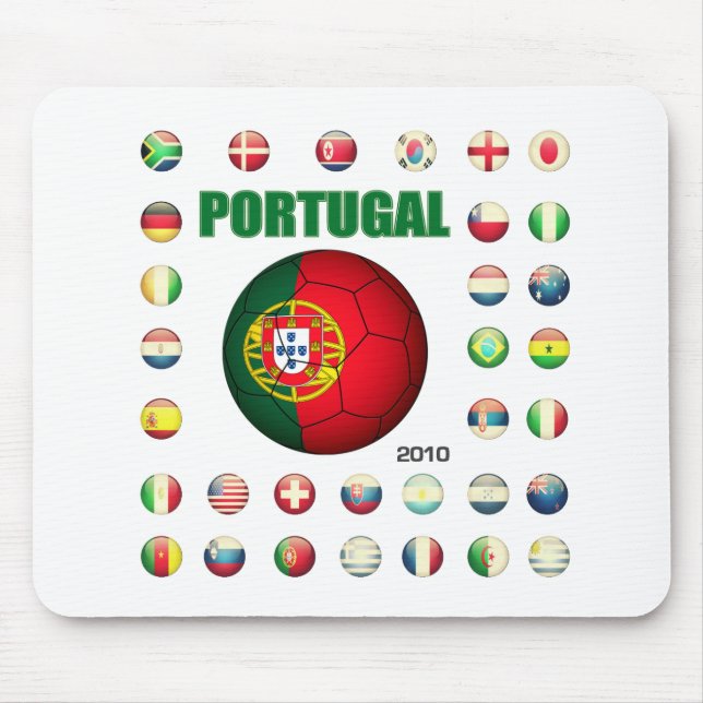 Alfombrilla De Ratón Camiseta D7 de Portugal (Frente)