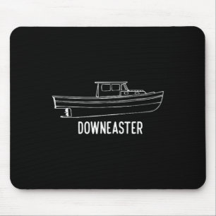Alfombrilla De Ratón Camiseta de barco de pesca de langosta Downeaster
