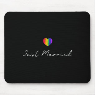 Alfombrilla De Ratón Camiseta de boda para despedida de soltero LGBTQ N