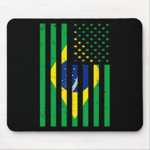Alfombrilla De Ratón Camiseta de Brasil Jersey de Fútbol de Usa America