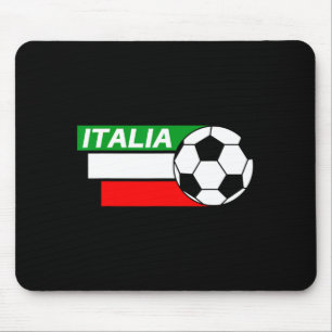 Alfombrilla De Ratón Camiseta de fútbol de Italia Colores de la bandera