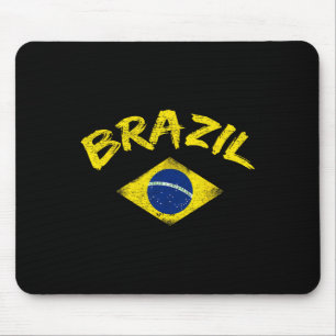 Alfombrilla De Ratón Camiseta de fútbol de la selección nacional brasil