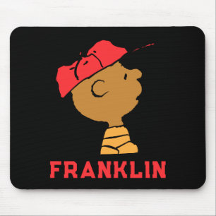 Alfombrilla De Ratón Camiseta de gorra de béisbol de Franklin Peanuts
