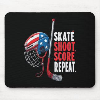 Alfombrilla De Ratón Camiseta de hockey sobre hielo para jóvenes EE. UU