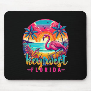 Alfombrilla De Ratón Camiseta de Key West Florida Flamenco Playa Tropic