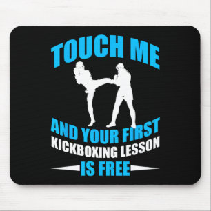 Alfombrilla De Ratón Camiseta de Kickboxing Primera Lección Regalo de M