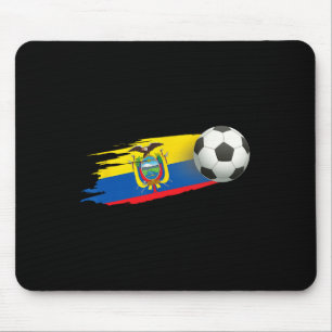 Alfombrilla De Ratón Camiseta de la bandera de Ecuador - Fútbol Ll Pie 