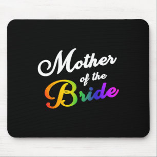 Alfombrilla De Ratón Camiseta de Madre de la Novia Gay Lesbiana Lgbt Fi