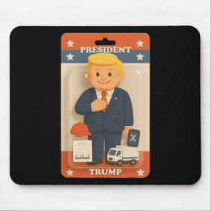 Alfombrilla De Ratón Camiseta de moda de figura de acción de Trump lind