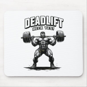 Alfombrilla De Ratón Camiseta de motivación para entrenamiento de muscu