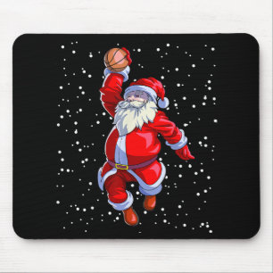 Alfombrilla De Ratón Camiseta de Navidad de Baloncesto Hombres Chicos B