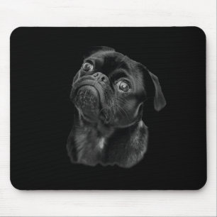 Alfombrilla De Ratón Camiseta De Pug Para Mamá Papá De Perro Divertida