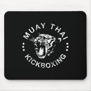 Alfombrilla De Ratón Camiseta de tigre de Muay Thai Kickboxing