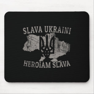 Alfombrilla De Ratón Camiseta de Ucrania Ucraniano Zelensky Tryzub Mili