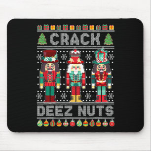 Alfombrilla De Ratón Camiseta Deez Nuts Cascanueces Divertida Navidad F