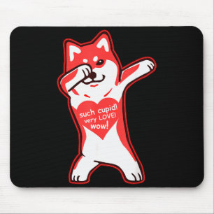 Alfombrilla De Ratón Camiseta del Día de San Valentín del Meme de Doge 